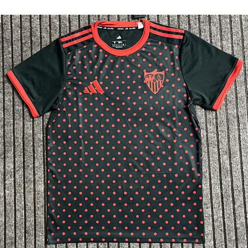 25 26 Sevilla Black Training Jersey