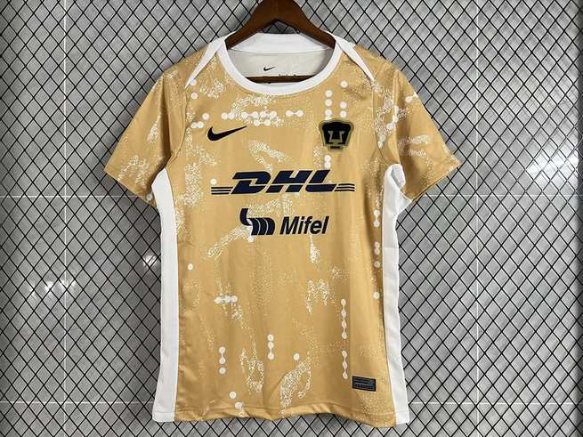 25-26 Pumas yellow training jersey size S-2XL