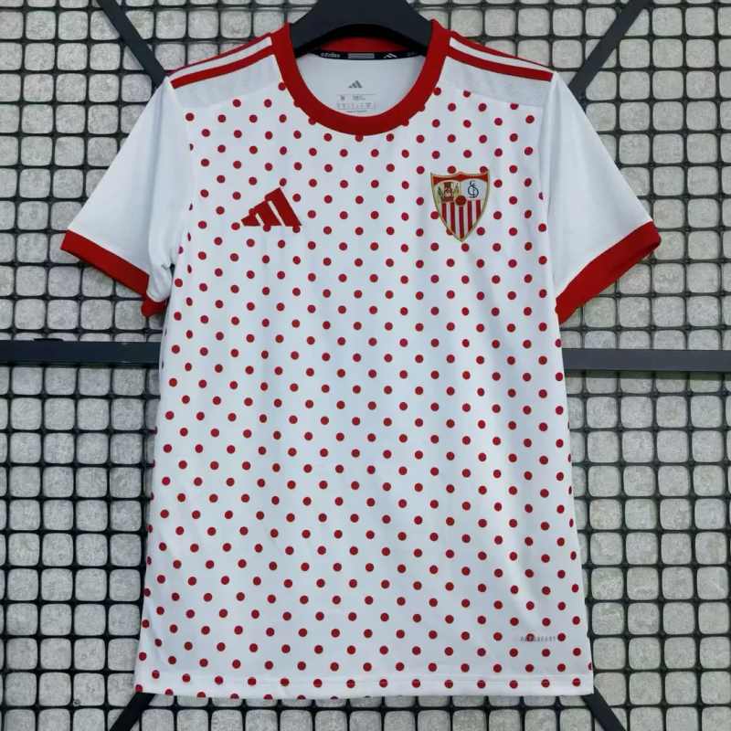 25-26 Sevilla White Training Jersey