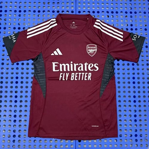 Arsenal 2025-26 wine training jersey size S-2XL