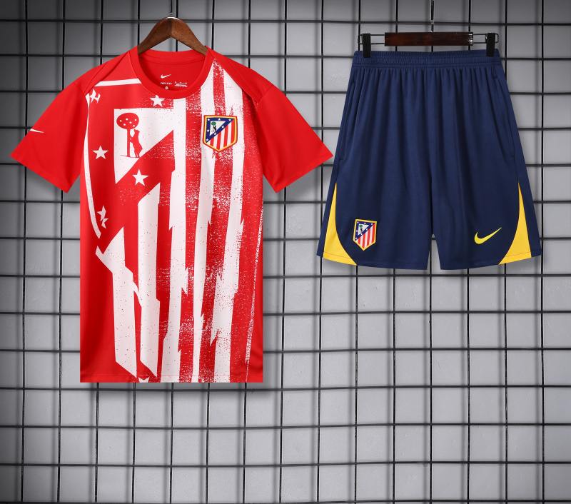Atletico Madrid 2025/26 Red And WhiteTraining Soccer Suit