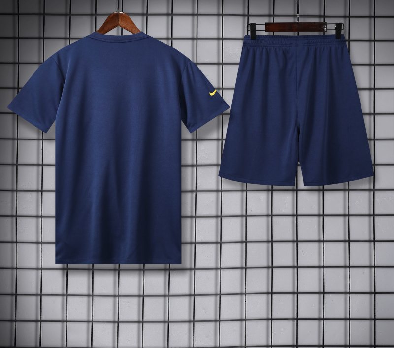 Atletico Madrid 2025/26 Yellow And Blue Training Soccer Suit