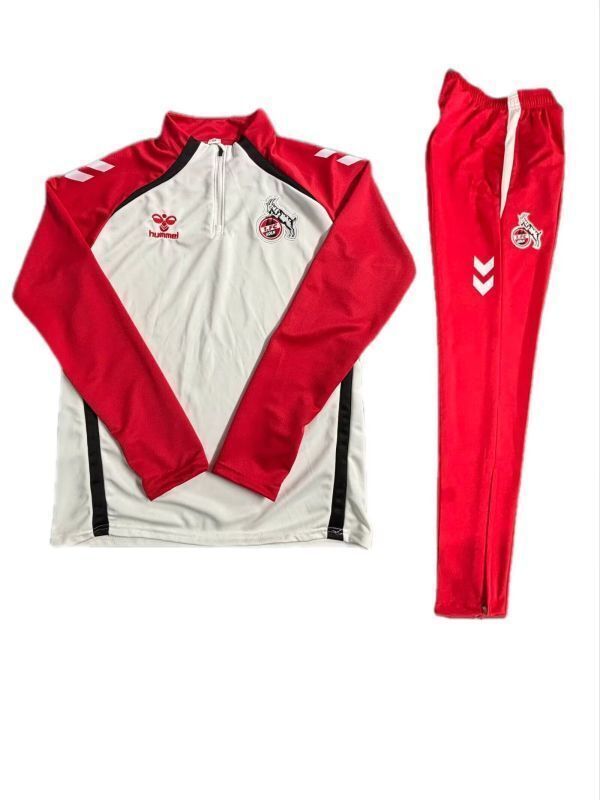 FC Köln 2025/26 white Half zipper Training Suit S-2XL