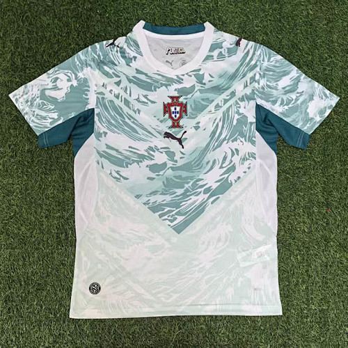 Portugal 2025/26 Green and White Training Shirt