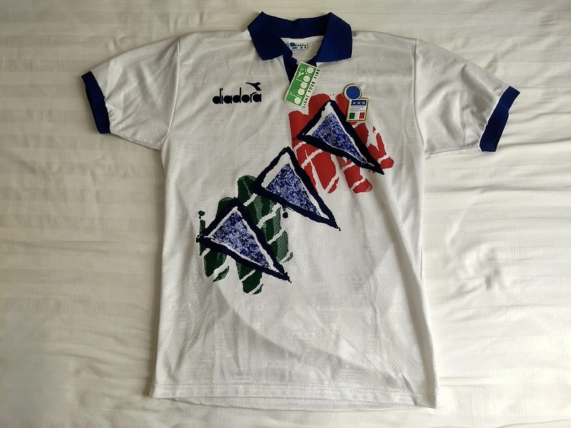 Retro 94 Italy white training jersey size S-2XL