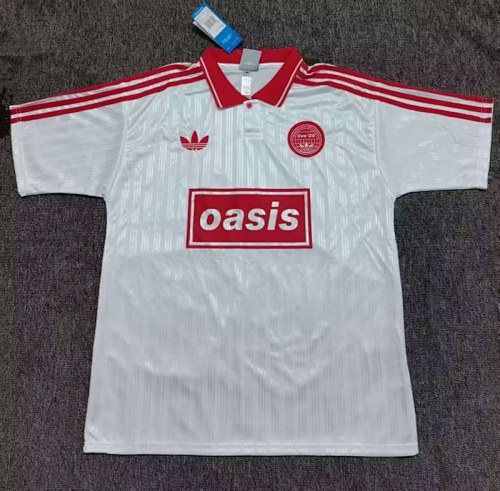 2025/26 AD x Oasis Tour Jacquard White with red font 25 Jersey