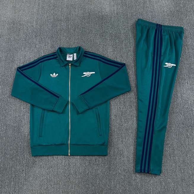 2026/27 Arsenal Green Long Sleeve Jacket Suit S-XXL