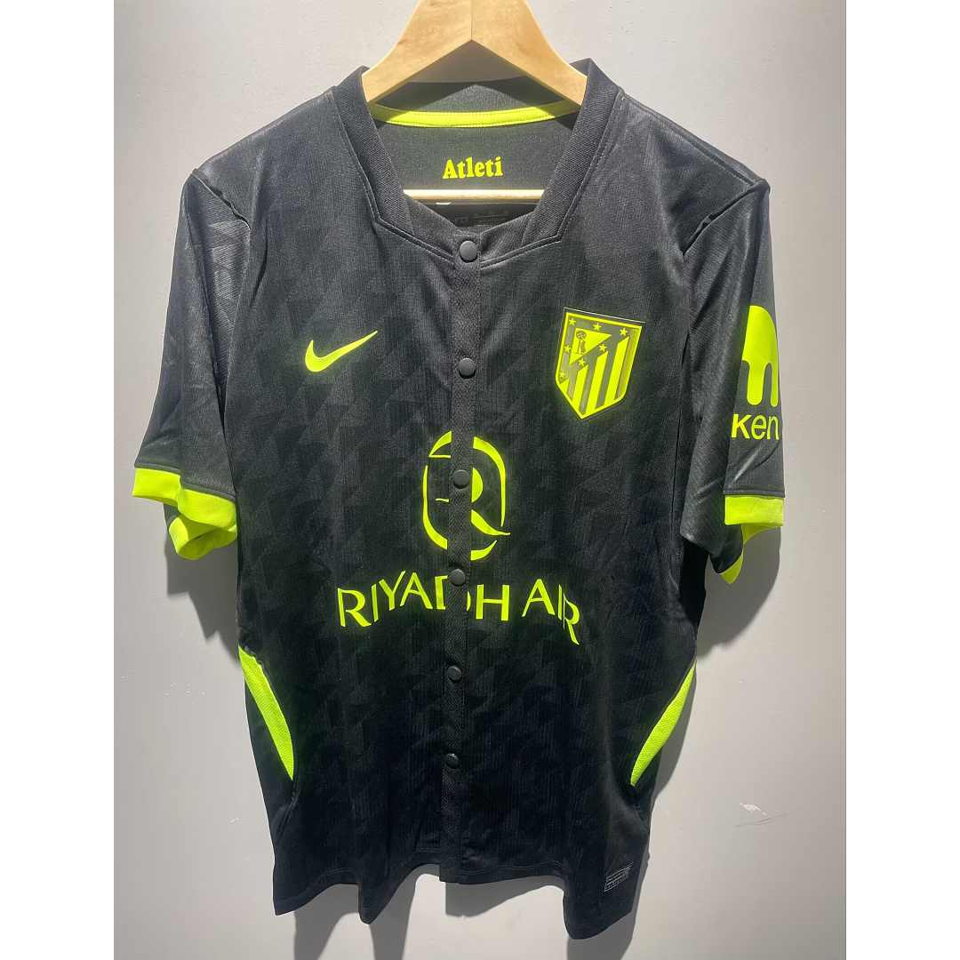 2026/27 Atletico Madrid Away Button-Fastening Version Soccer Jersey S-2XL