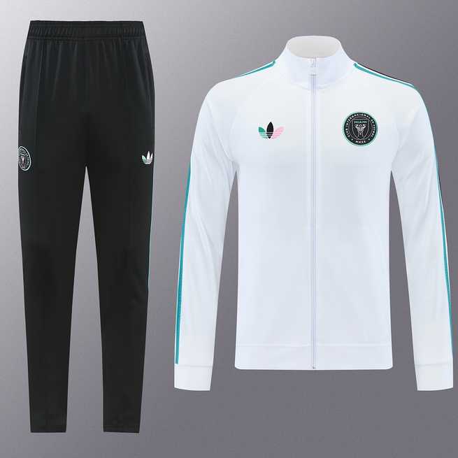 2026/27 Inter Miami CF White Long Sleeve Jacket Suit S-XXL