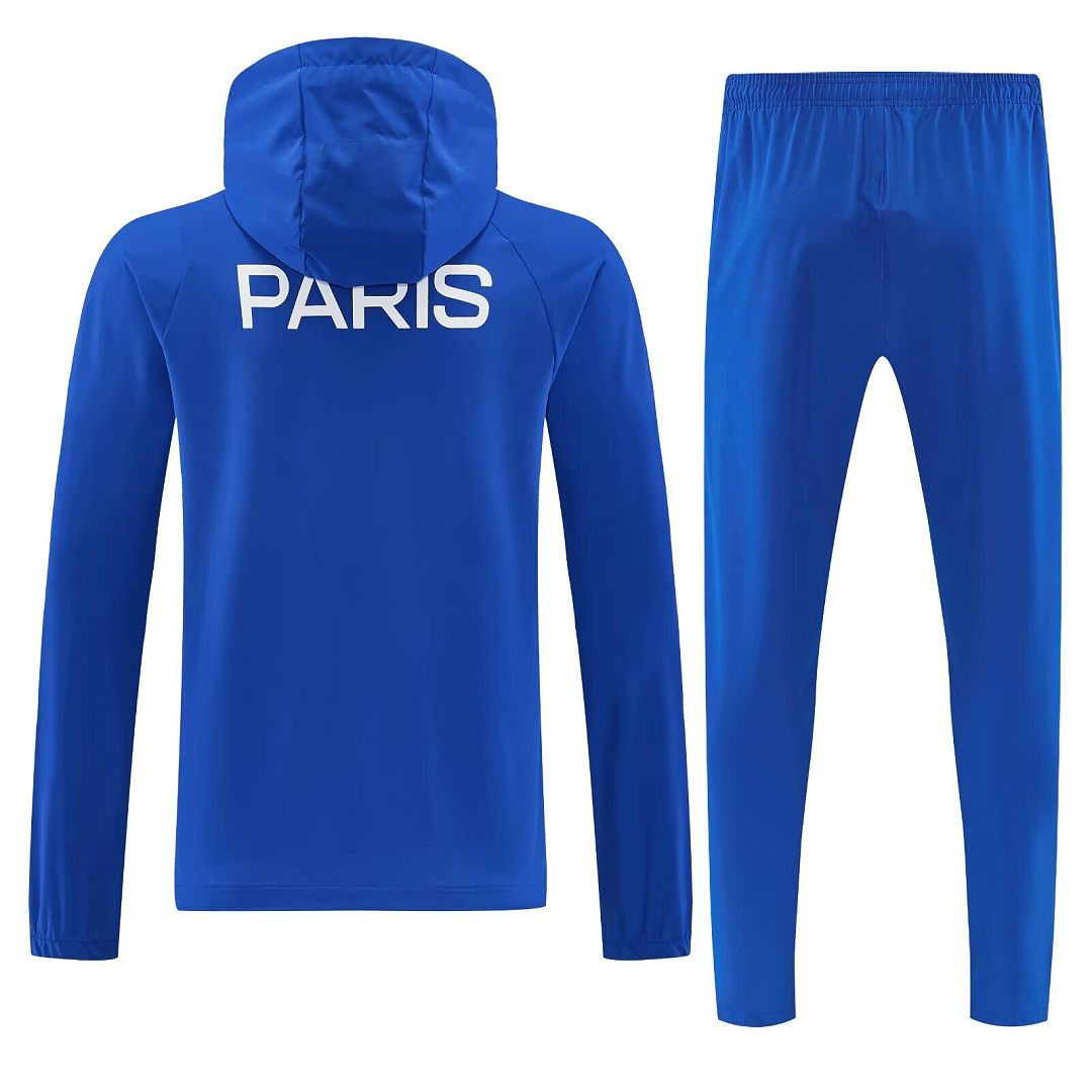 2026/27 PSG Blue Windbreaker Suit S-2XL