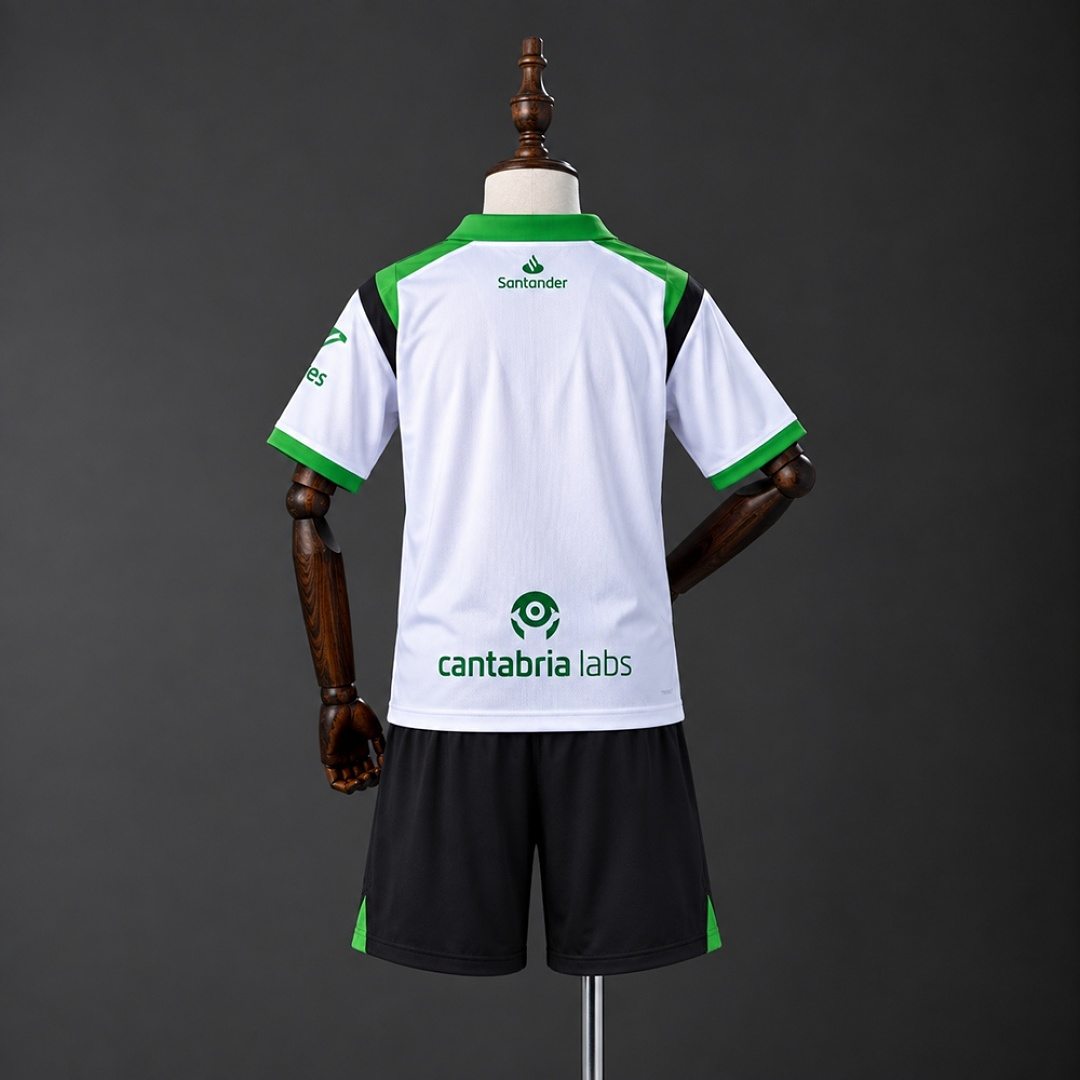 2026/27 Racing de Santander Home Kids Kit Size 16-28