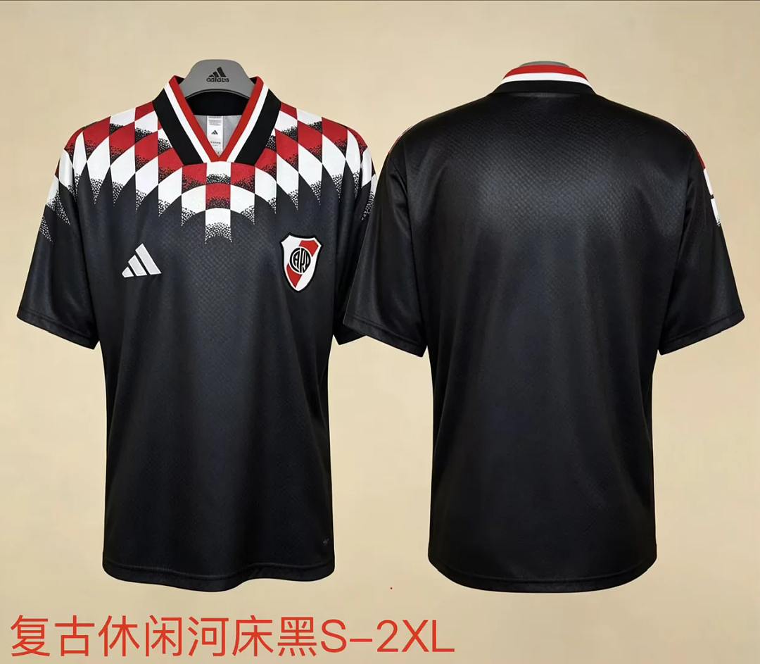 2026/27 River Plate Black Stadium Soccer Jersey S-2XL
