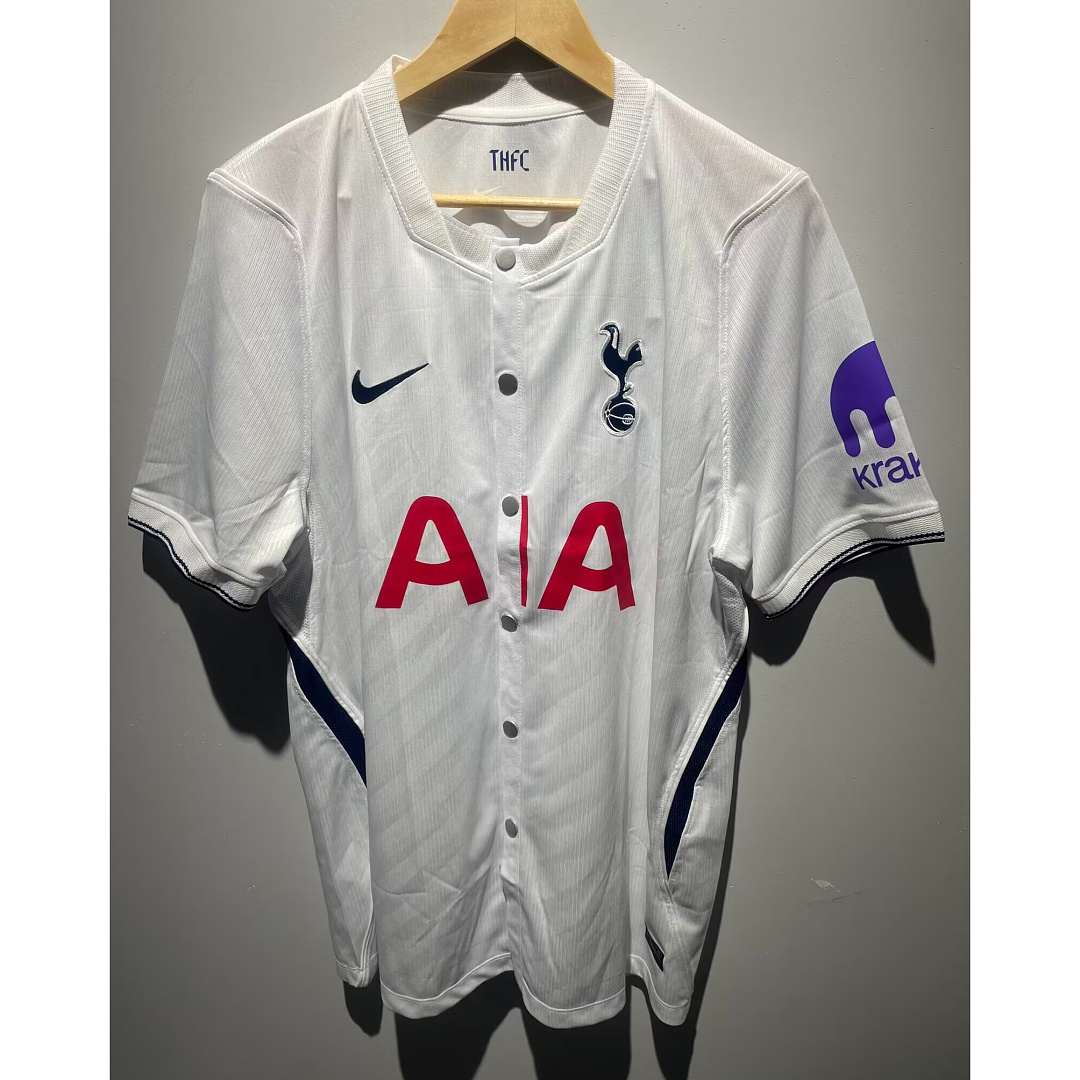2026/27 Tottenham Home MLB Style Version Soccer Jersey S-2XL