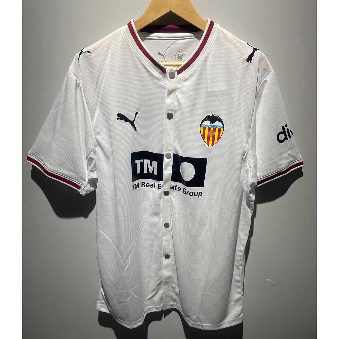 2026/27 Valencia Home MLB Style Version Soccer Jersey S-2XL