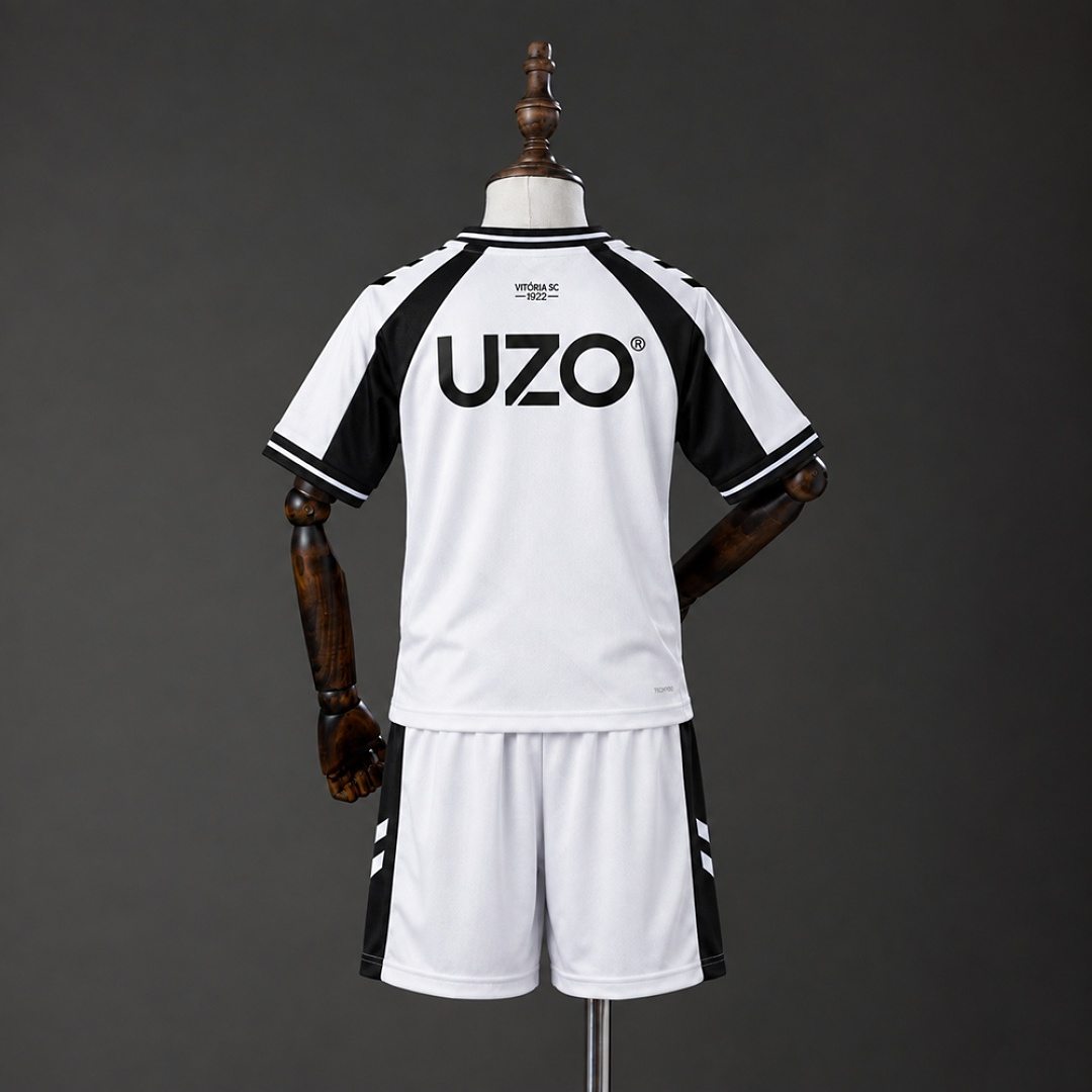 2026/27 Vitoria de Guimaraes Home Kids Kit Soccer Jersey 16-28