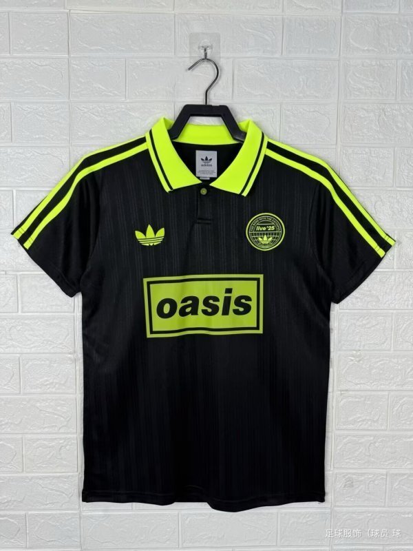 25-26 AD x Oasis Tour Jacquard black and yellow jersey