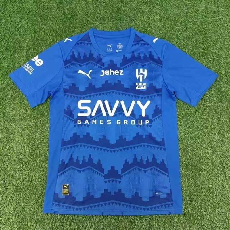 25-26 Al-Hilal home soccer jersey