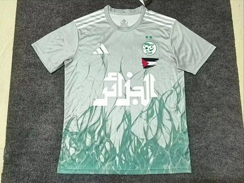 25-26 Algeria green soccer jersey size S-2XL
