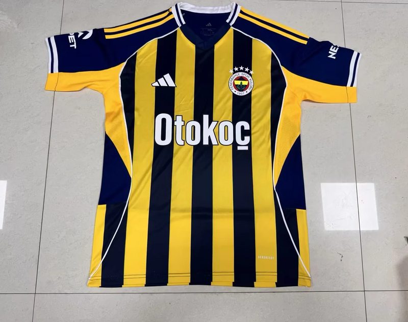 25-26 Fenerbahce home soccer jersey