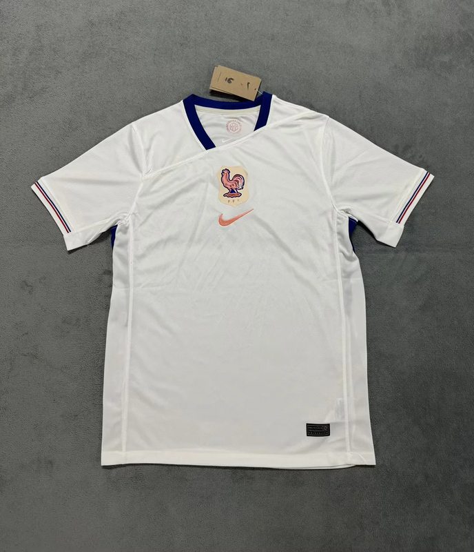 25-26 France women away soccer jersey size S-2XL