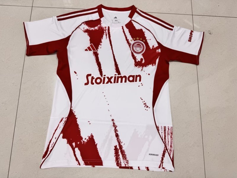 25-26 Olympiacos Away Soccer Jersey