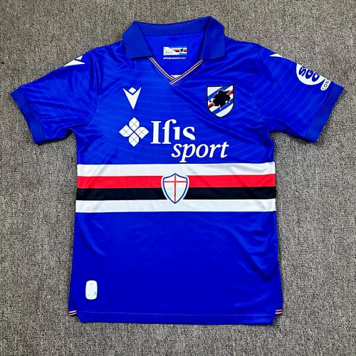25-26 Sampdoria home soccer jersey size S-2XL
