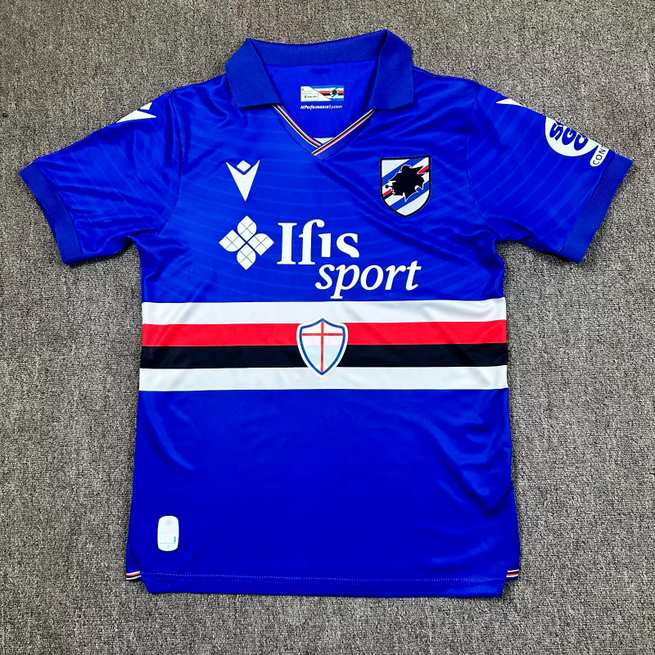 25-26 Sampdoria home soccer jersey size S-2XL