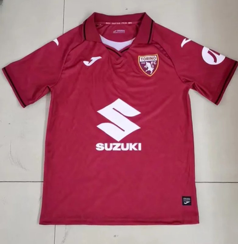 25-26 Torino red home soccer jersey size S-2XL