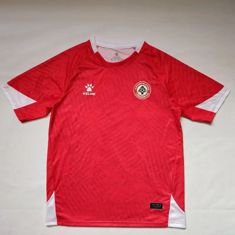 Lebanon 2024/25 Red socer jersey