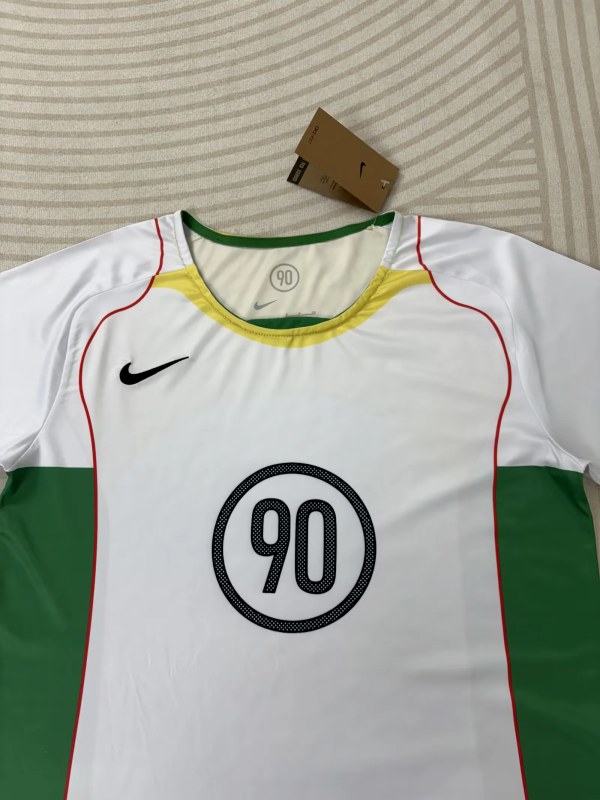 NK T90 White Soccer Jersey size S-2XL