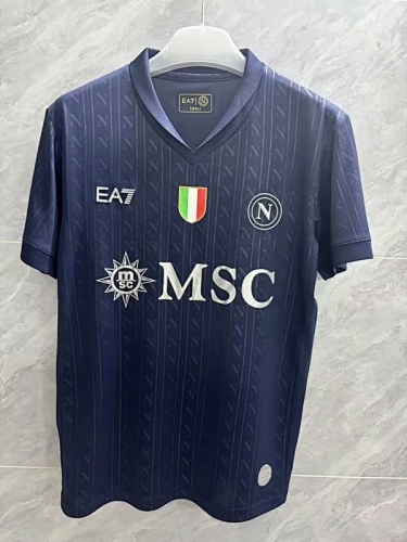 Naples Napoli 2025/26 Champions League Navy Blue Jersey