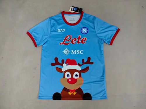 Naples Napoli 2025/26 Chrismas version soccer jersey size S-2XL