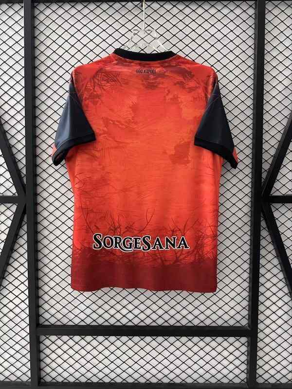 Naples Napoli 2025/26 Halloween version Red soccer Jersey S-4XL