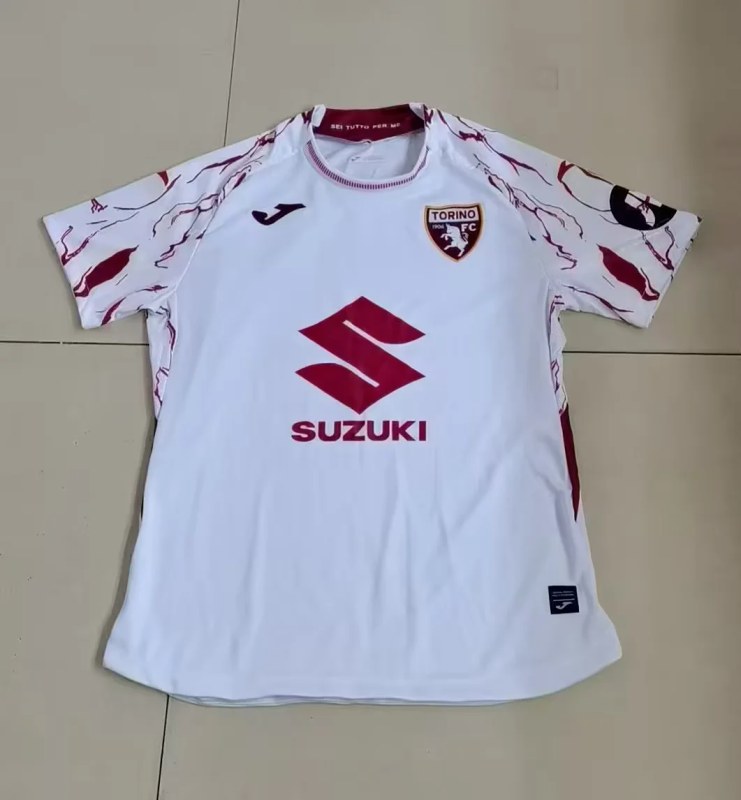 Torino 2025/26 Away soccer jerseys Size S-2XL