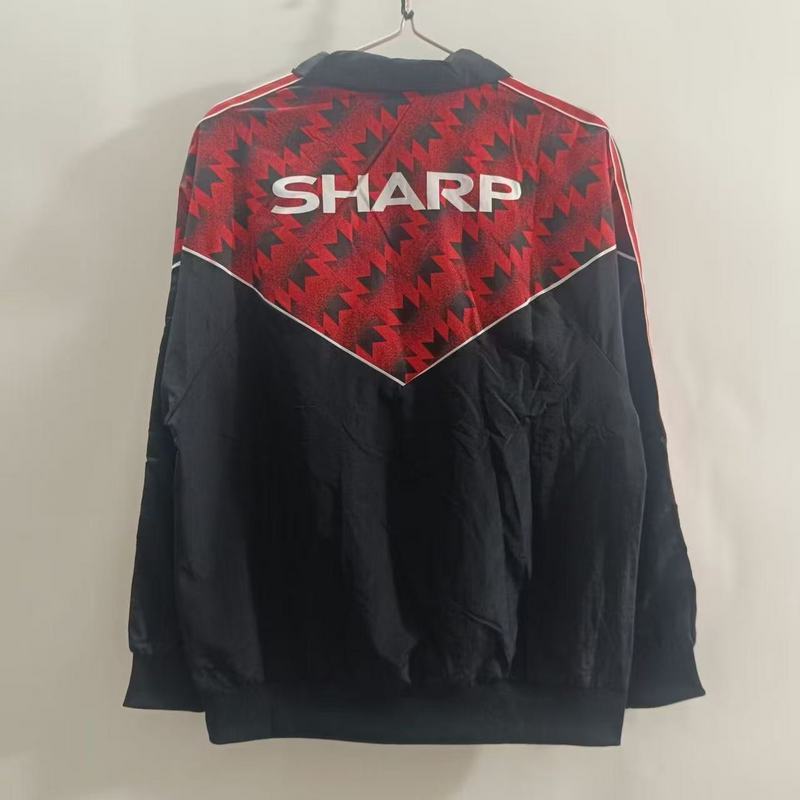 1991 MNU black red classic retro Windbreaker