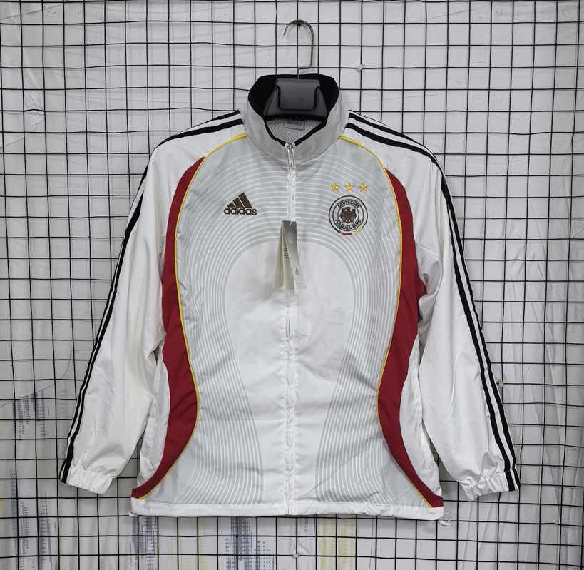 2006 Germany Retro white Windbreaker