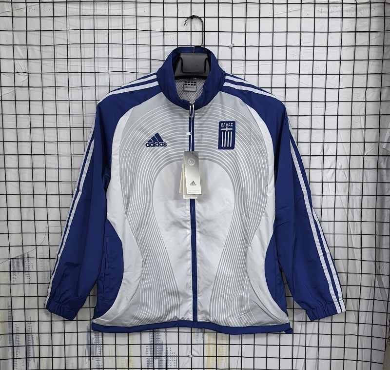 2006 Greece blue Retro Windbreaker