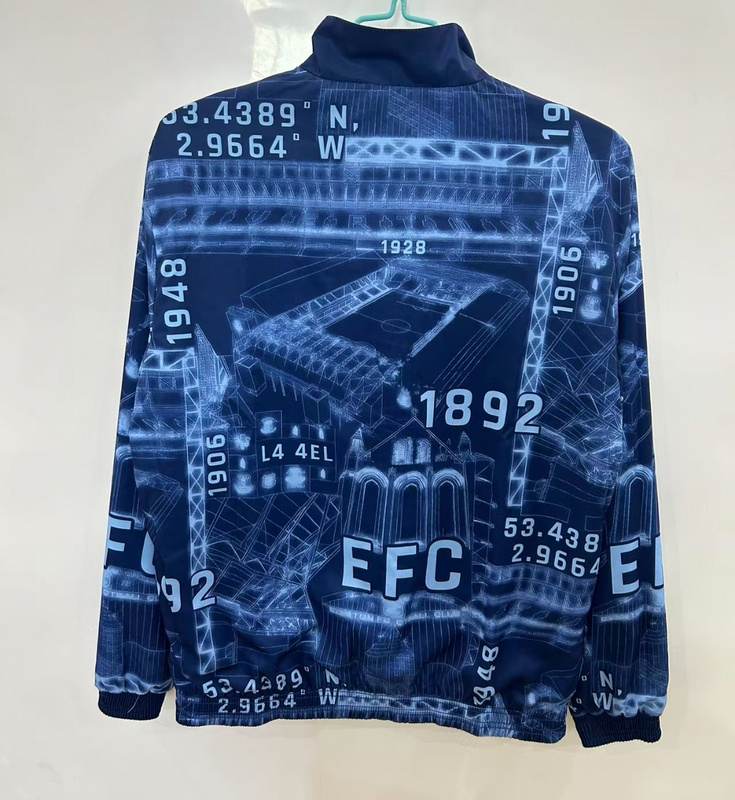 25-26 Everton blue reversible Windbreaker