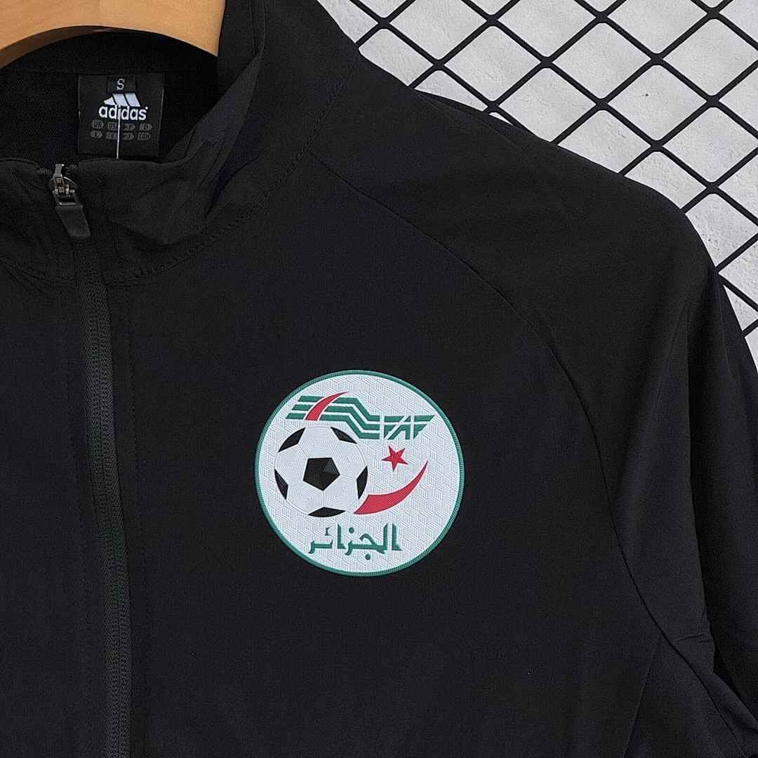 Algeria 2025/26 Black Windbreaker Suit Size S-2XL
