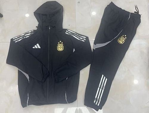 Argentina 2025/26 Black Windbreaker suit S-2XL