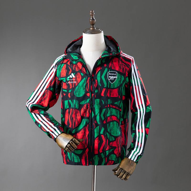 Arsenal 2025/26 Colorful Windbreaker