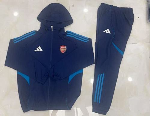 Arsenal 2025/26 Dark Blue Windbreaker suit S-2XL