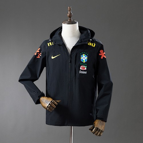 Brazil 2025/26 Black windbreaker (95)