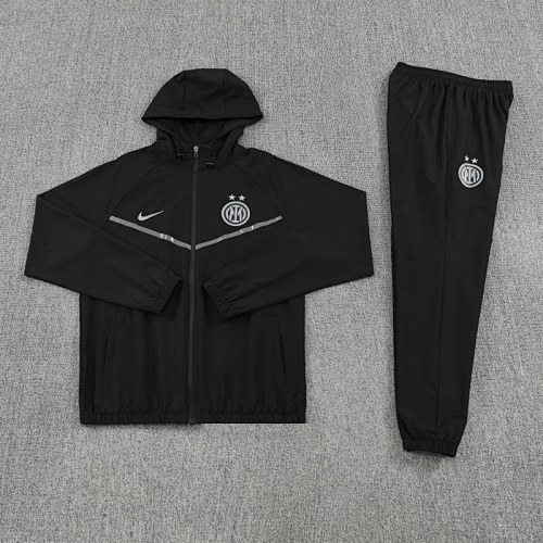 Inter Milan 2025/26 Black Windbreaker suit S-2XL