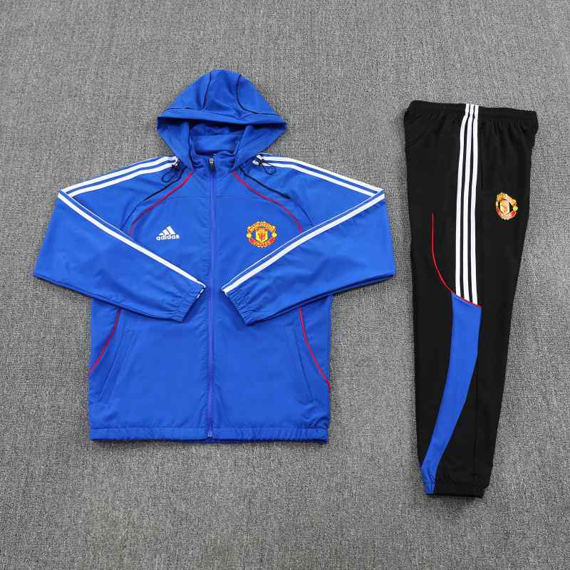 Manchester United 2025/26 Blue Windbreaker suit S-2XL