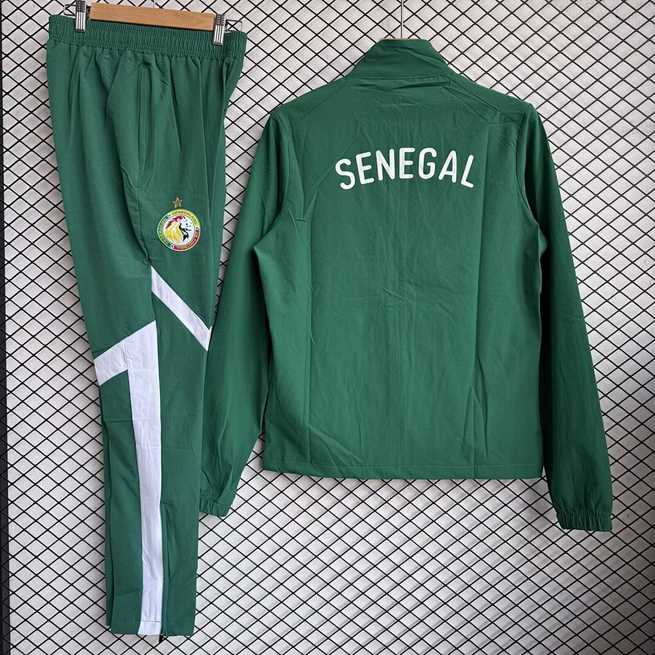 Senegal 2025/26 Green Windbreaker Suit Size S-2XL