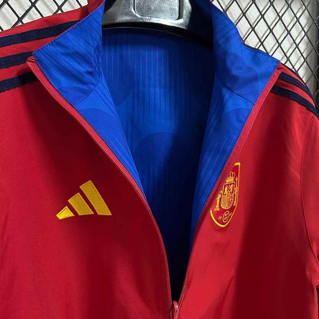 Spain 2026 Red And Blue Reversible windbreaker