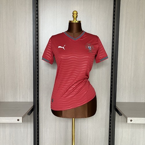 Woman Portugal 2026 World Cup Home soccer jersey size S-2XL