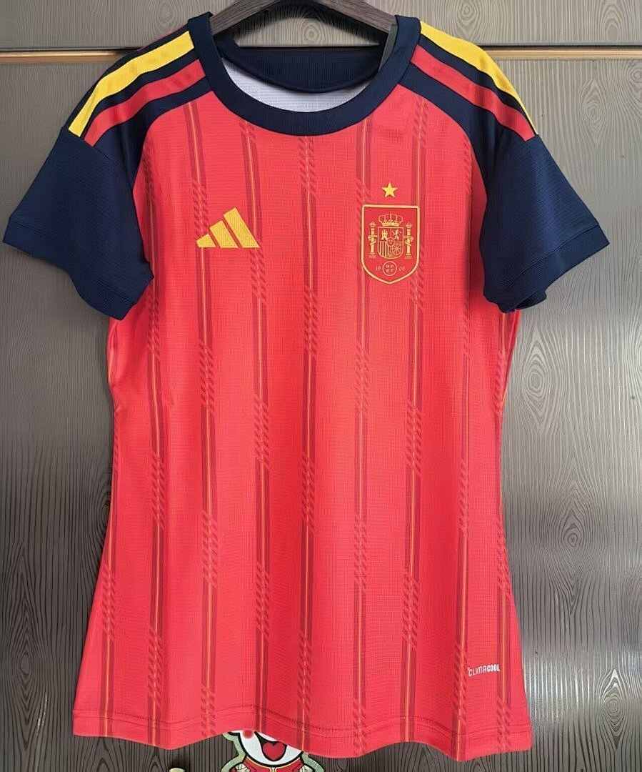 Woman Spain 2026 World Cup Home soccer jersey size S-2XL